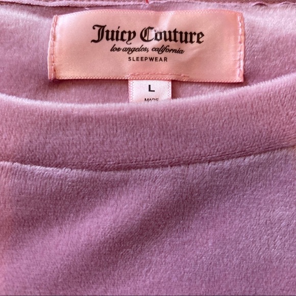 Juicy Couture Sweatshirt Sz L Violet - Picture 4 of 6